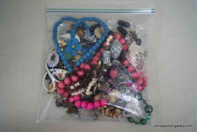 Appraisal: Bag full of Vintage Costume Jewelry SetsIncludes necklaces bracelets earrings