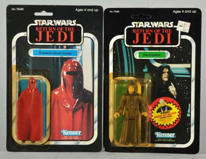 Appraisal: Lot of Star Wars Carded Figures Description Return of the