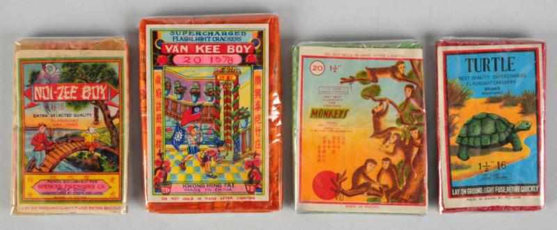 Appraisal: Lot of Firecracker Packs Includes Yan Kee Boy -pack logo