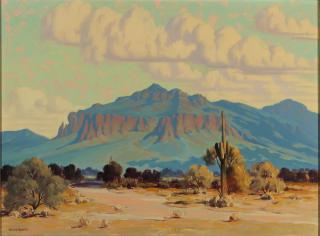 Appraisal: RALPH GOLTRY - OIL ON CANVAS Ralph Goltry - Arizona