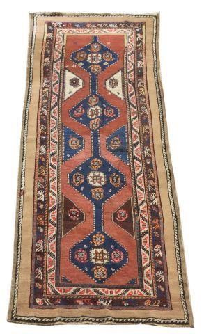 Appraisal: Hand-tied Persian tribal rug wool pile on wool foundation small