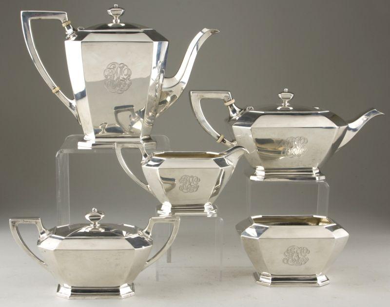 Appraisal: Fairfax Sterling Silver Tea Coffee Service the piece service includes