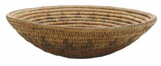 Appraisal: Vintage Navajo Coiled Wedding Basket American th century crafted of