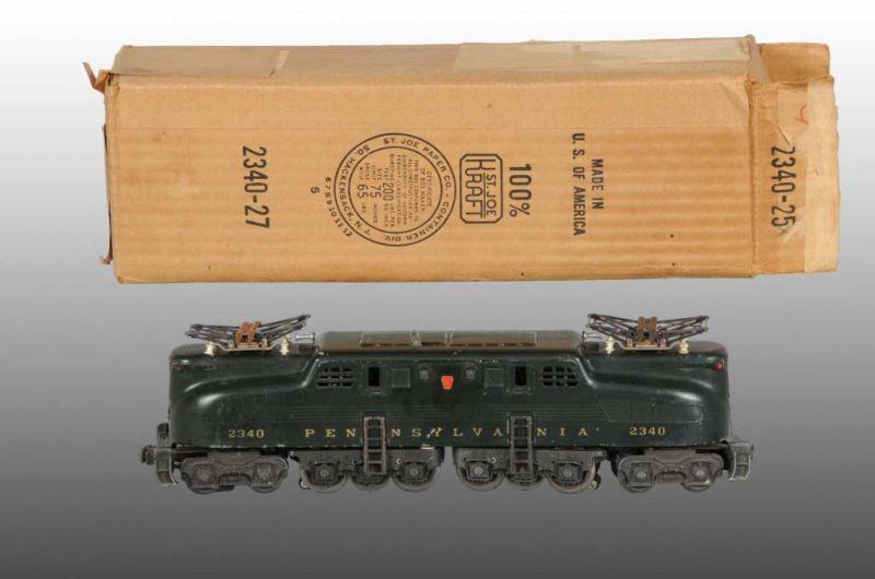 Appraisal: Lionel No O-Gauge Green GG Locomotive OB Description Post-war Includes