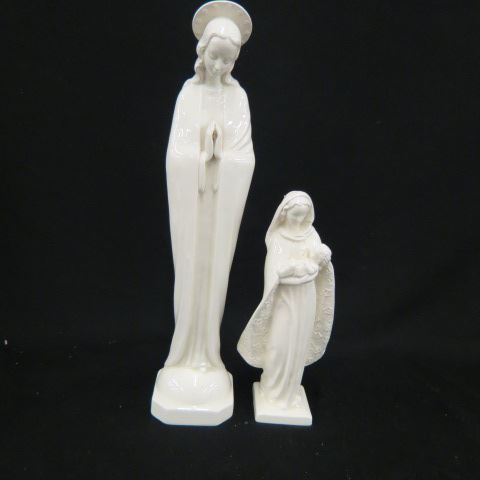 Appraisal: Goebel Porcelain Madonna Figurines stylized bee mark circa excellent