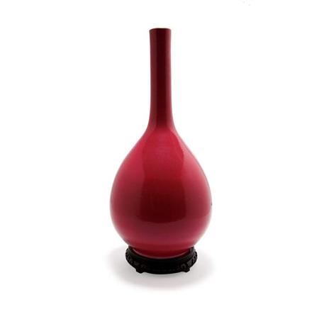 Appraisal: Chinese Raspberry Glazed Porcelain Vase Estimate -