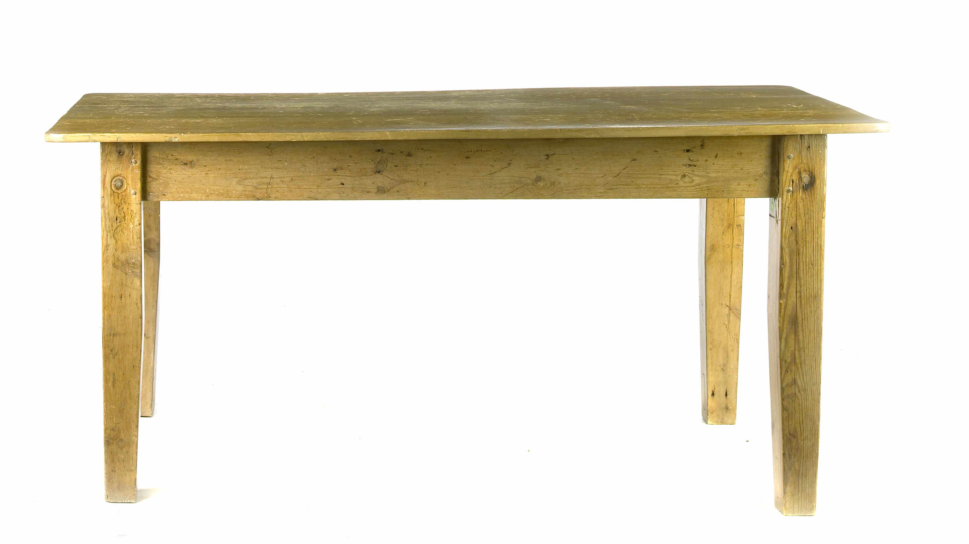 Appraisal: A Continental mixed wood farmhouse table height in width in