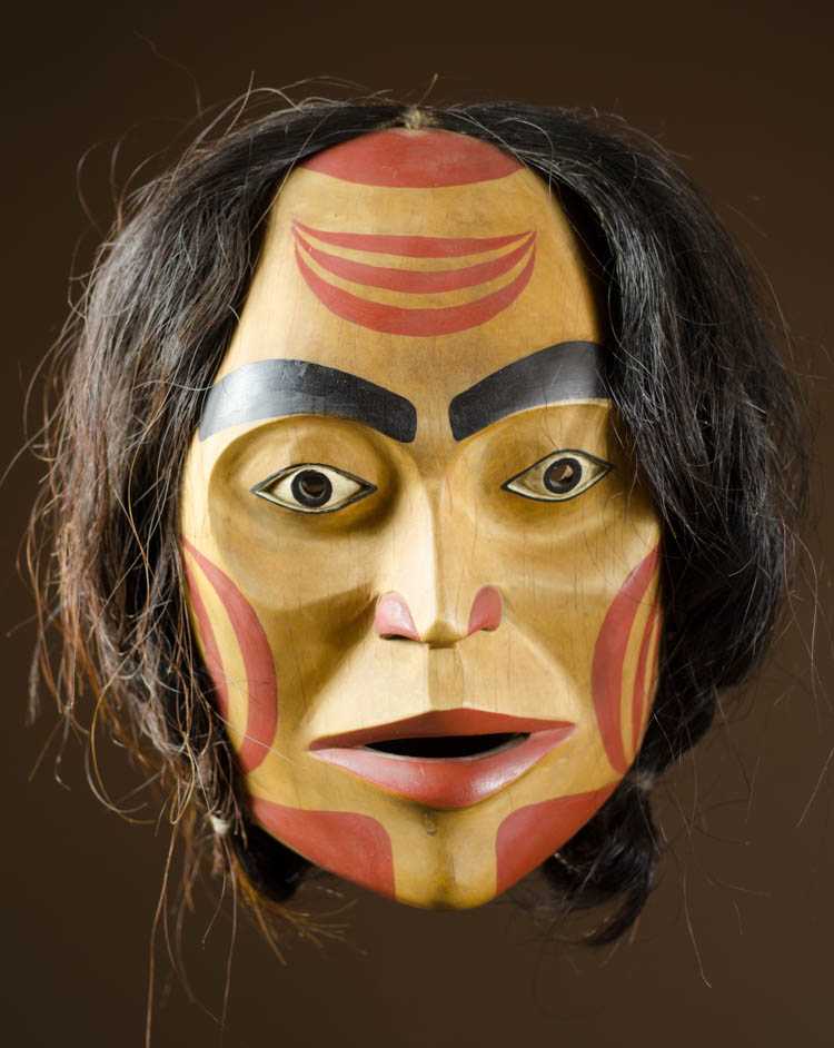 Appraisal: CHIEF LELOOSKA CARVED AND PAINTED MASK Kwakwaka'wakw Tribe Washington -