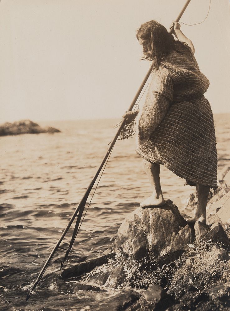 Appraisal: Edward Curtis Nootka Method of Spearing Edward S Curtis -