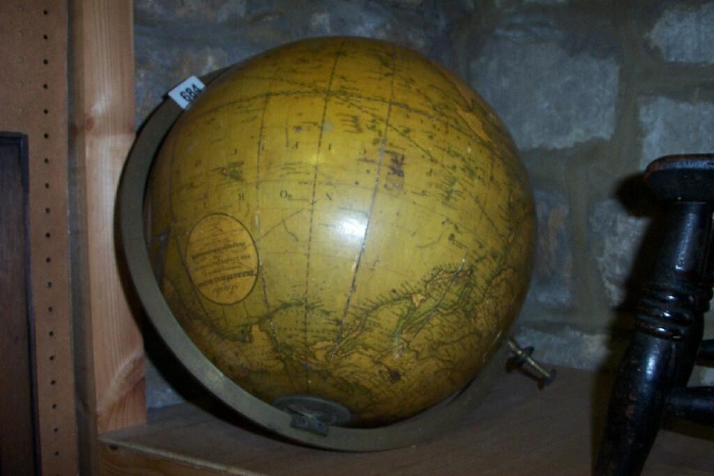 Appraisal: A th century terrestrial globe by Smith Son of The