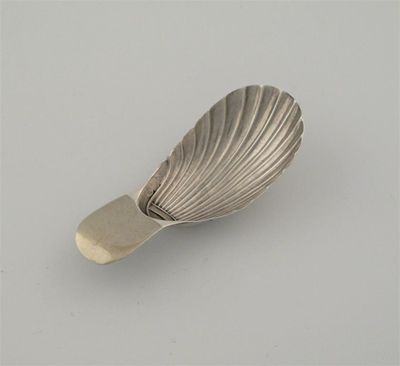 Appraisal: A George III spoon with an oval fluted bowl by