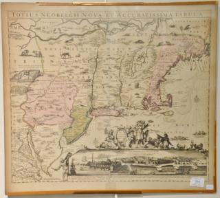 Appraisal: Reinier and Joshua Ottens Map of New England and New