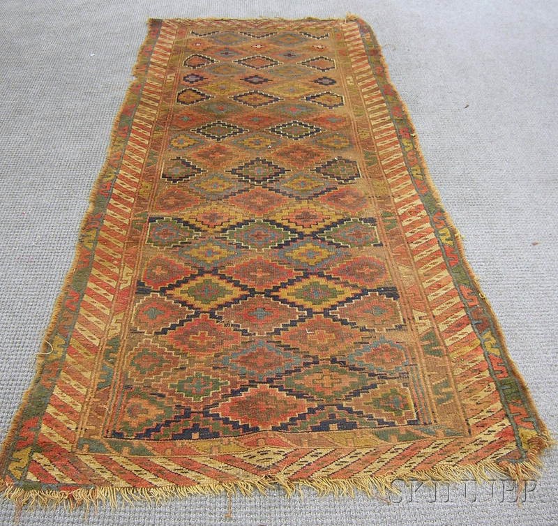 Appraisal: Kurd Long Rug Northwest Persia th century ft in x