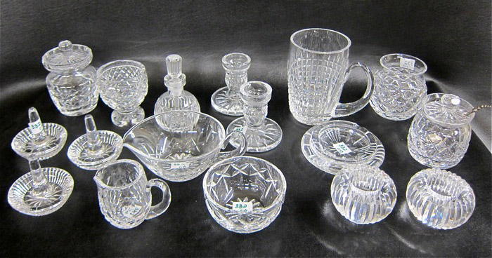 Appraisal: COLLECTION OF PIECES OF WATERFORD CRYSTAL in various patterns in