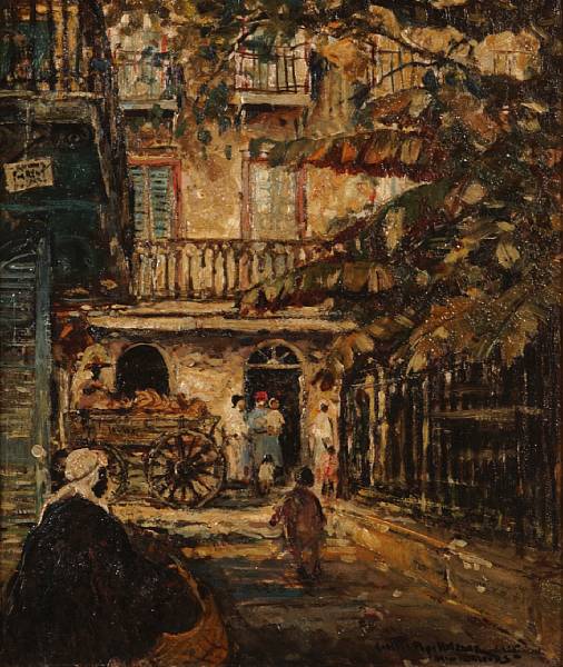 Appraisal: Colette Pope Heldner American - Pirate's Alley Vieux Carr New