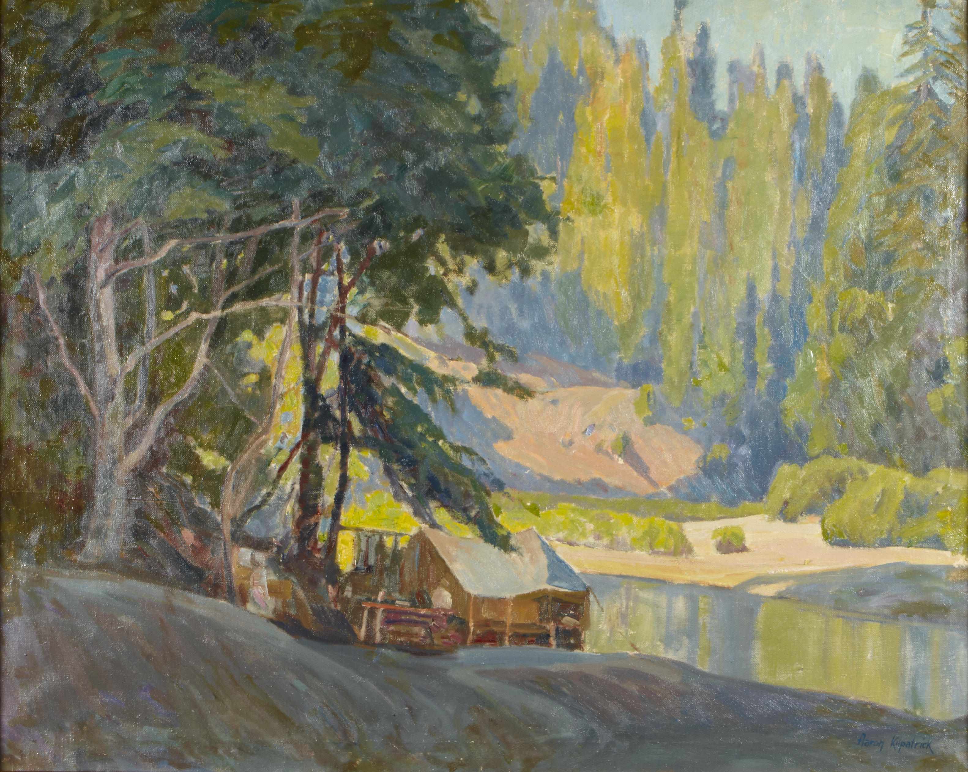 Appraisal: Aaron Edward Kilpatrick American - Cabin in the High Country