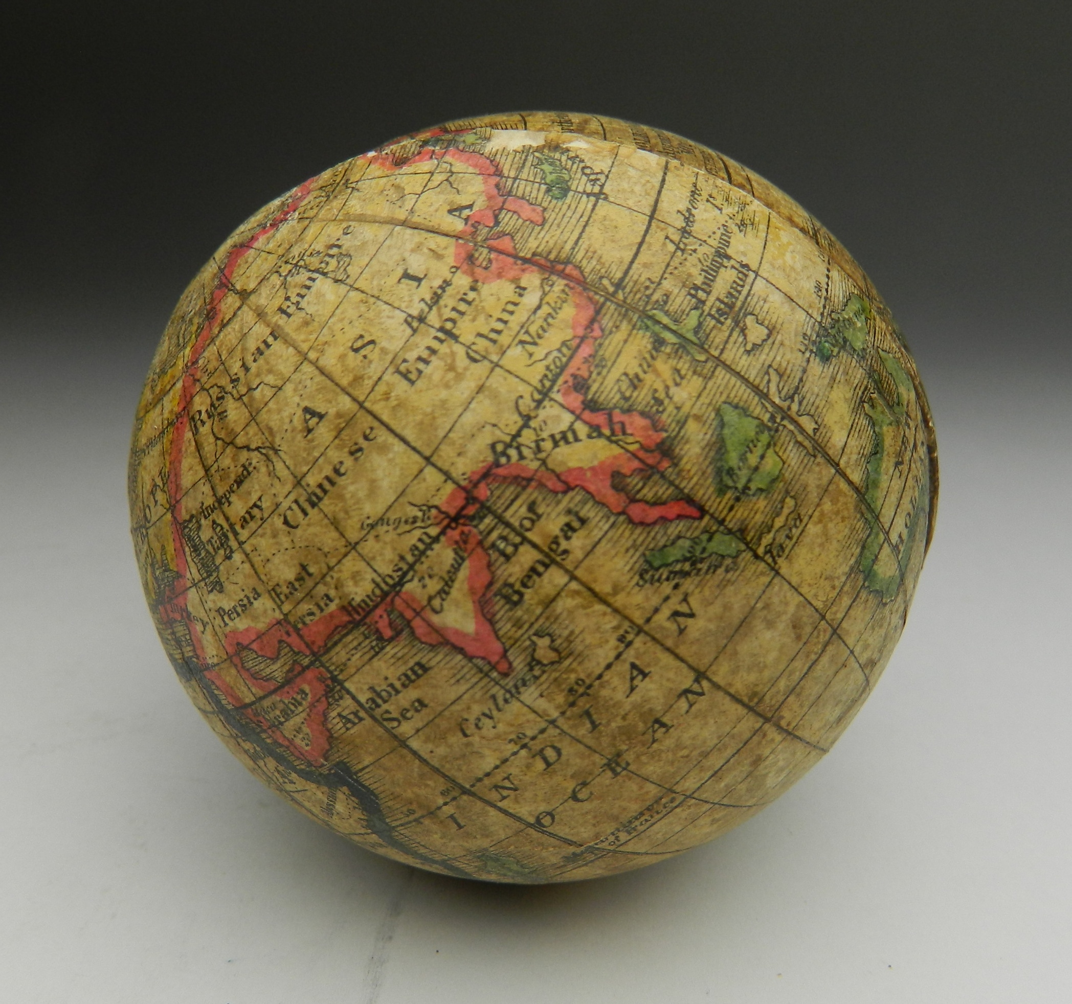 Appraisal: Holbrook's Apparatus Mf Co hinged terrestrial pocket globe Westherfield NY