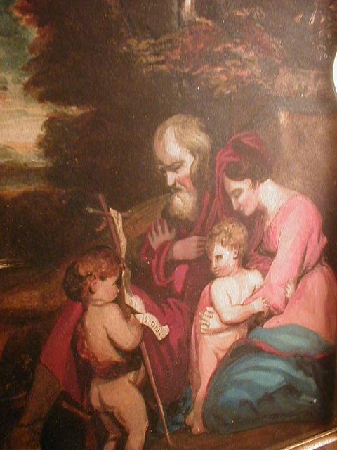 Appraisal: After Sir Joshua Reynolds The Holy Family watercolour gilt framed