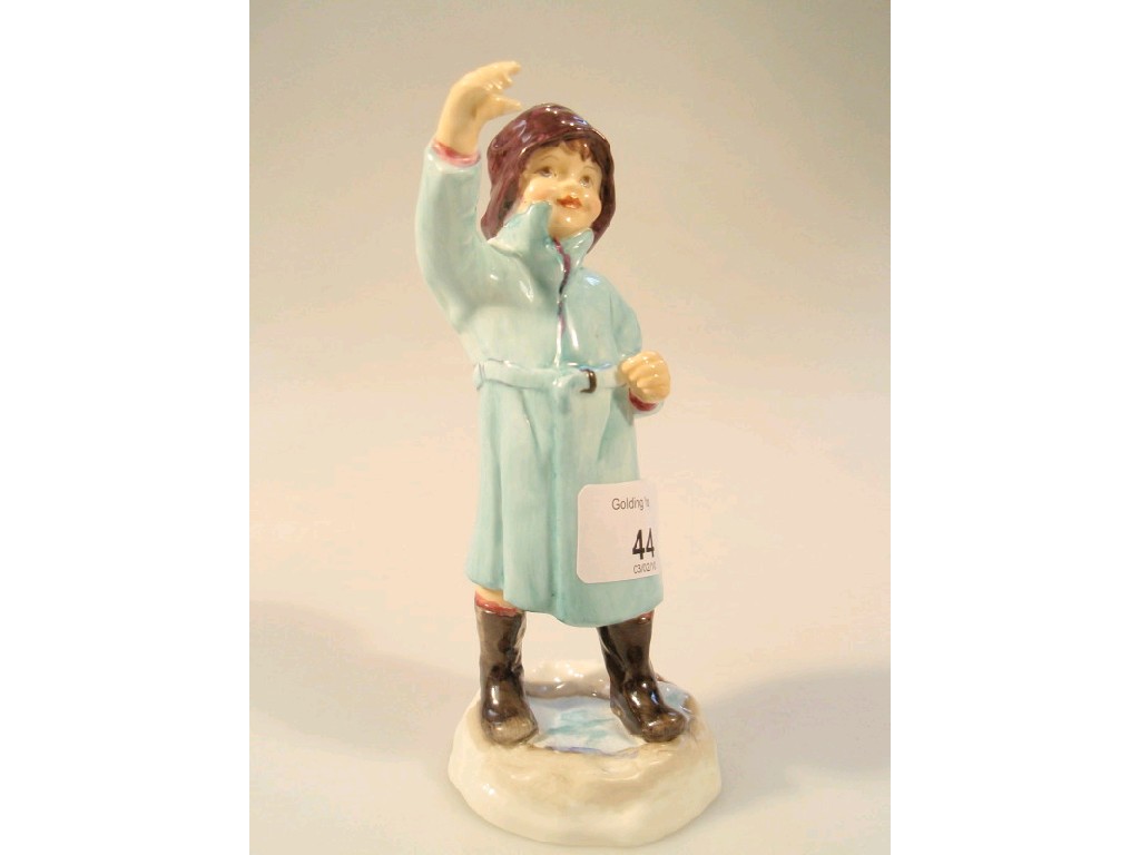 Appraisal: A Royal Worcester porcelain figure - February modelled by F