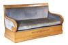 Appraisal: CANAPE SOFA - A Charles X bird's-eye maple Canape Sofa