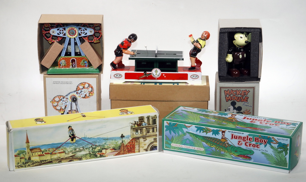 Appraisal: BOXED S- S TIN LITHO TOYS MADE IN CHINA OR