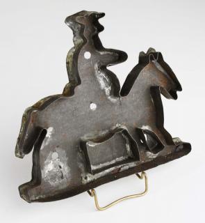 Appraisal: mid th c horse rider tin cookie cutter probably Pennsylvania