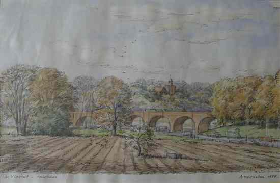 Appraisal: Sydney Maiden Exh - watercolour Hambledon Mill signed and dated