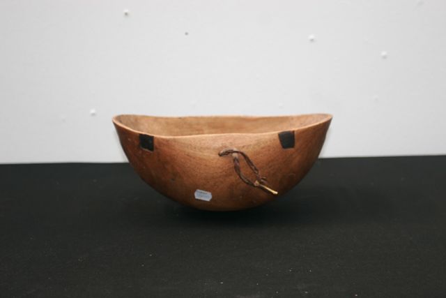 Appraisal: An African bowl made from the knot of a tree