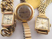 Appraisal: A carat gold lady's Longines wrist watch on integral carat