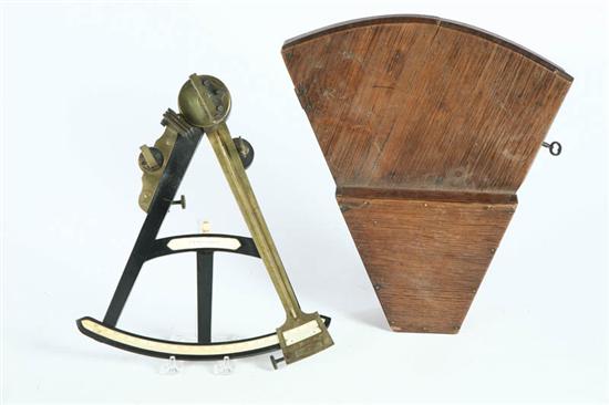 Appraisal: CASED SEXTANT Marked for E G W Blunt New York