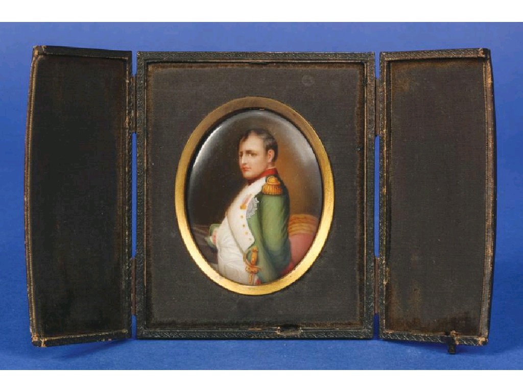 Appraisal: ENGLISH SCHOOL late th century A portrait miniature of a