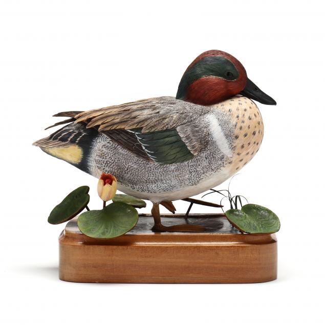 Appraisal: CARL HUFF NC - GREEN-WINGED TEAL Harkers Island North Carolina