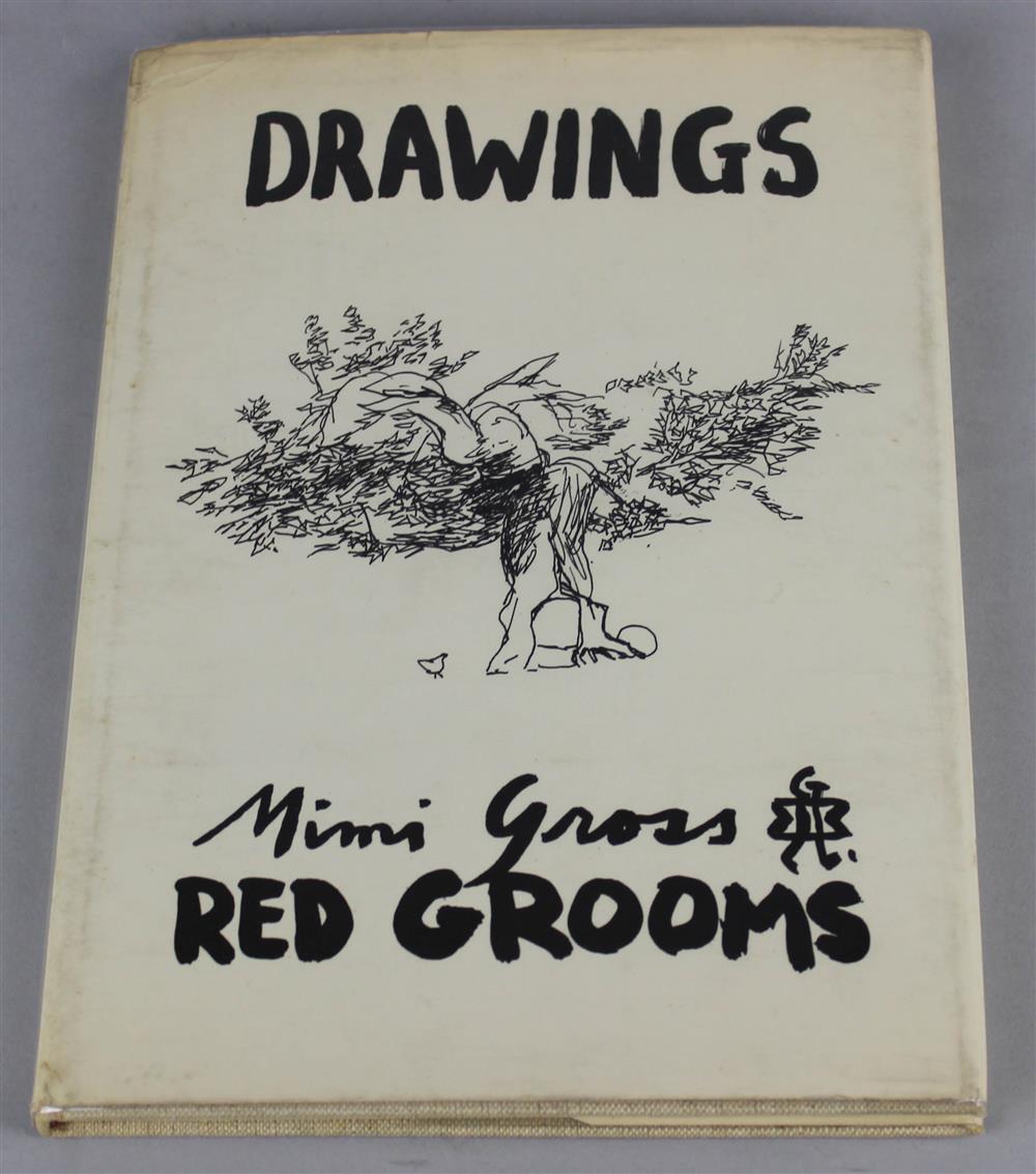 Appraisal: MIMI GROSS RED GROOMS A BOOK OF DRAWINGS WITH ORIGINAL