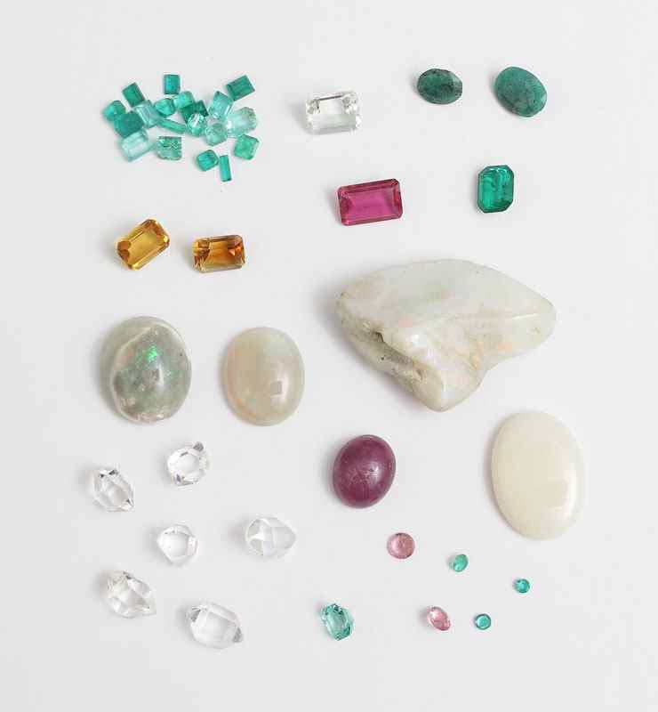 Appraisal: LOOSE GEMSTONES Approx pieces to include India Ruby Tourmaline Topaz