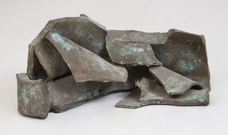 Appraisal: MICHAEL STEINER b UNTITLED Bronze with verdigris unmarked x x