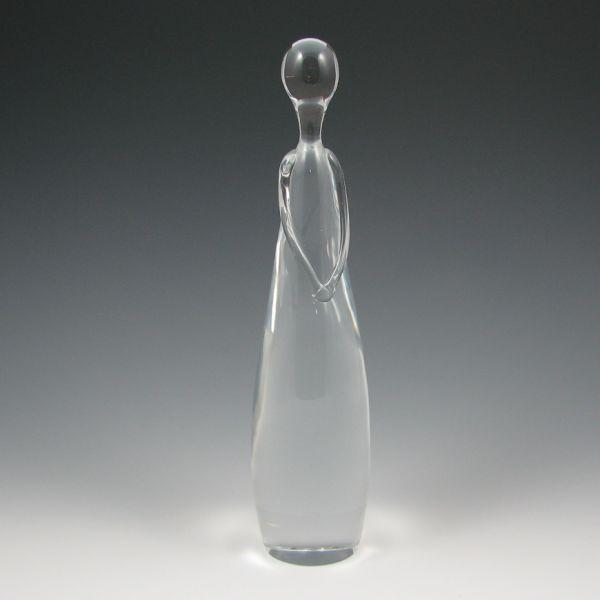 Appraisal: F Walving glass figure Signed RK F Walving Mint tall