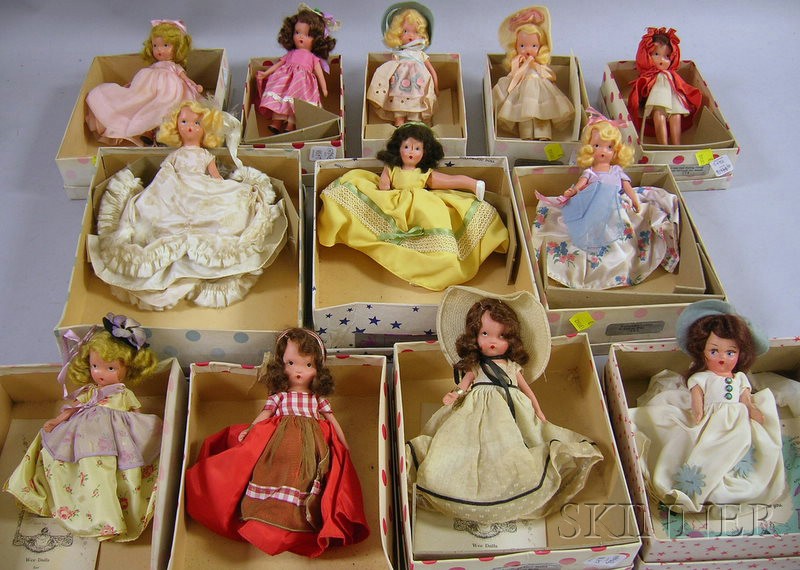 Appraisal: Ten Storybook Hollywood and Other Dolls mostly in original boxes