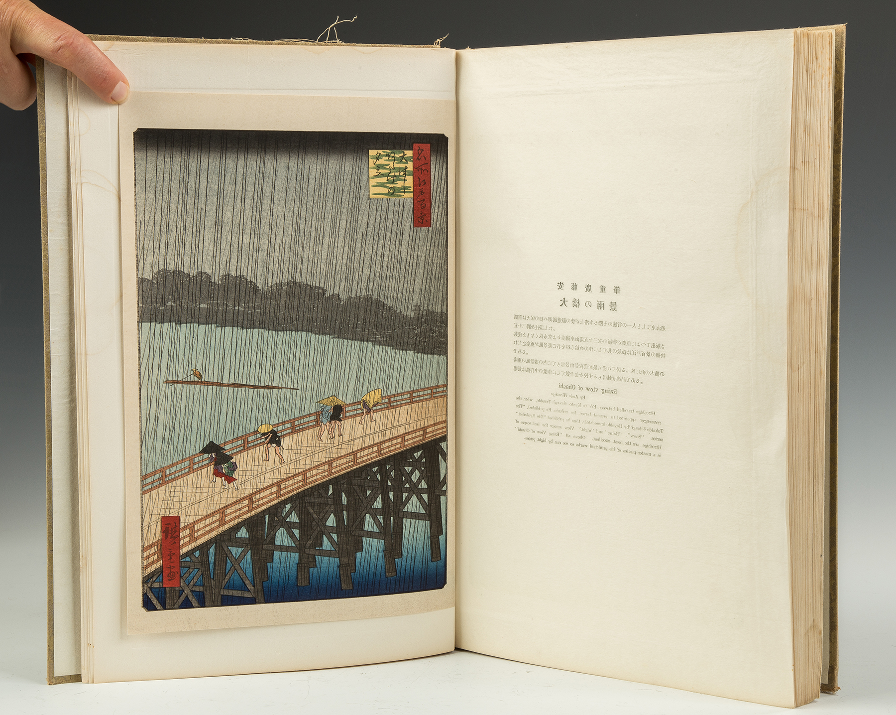 Appraisal: Japanese Book of Woodblock Prints prints in total