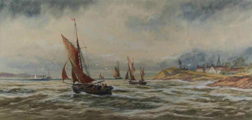 Appraisal: THOMAS MORTIMER ENGLISH TH- TH CENTURY SHIPPING OFF THE COAST