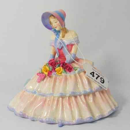 Appraisal: Royal Doulton Figures Daydream HN and Hostess of Williamsburg HN