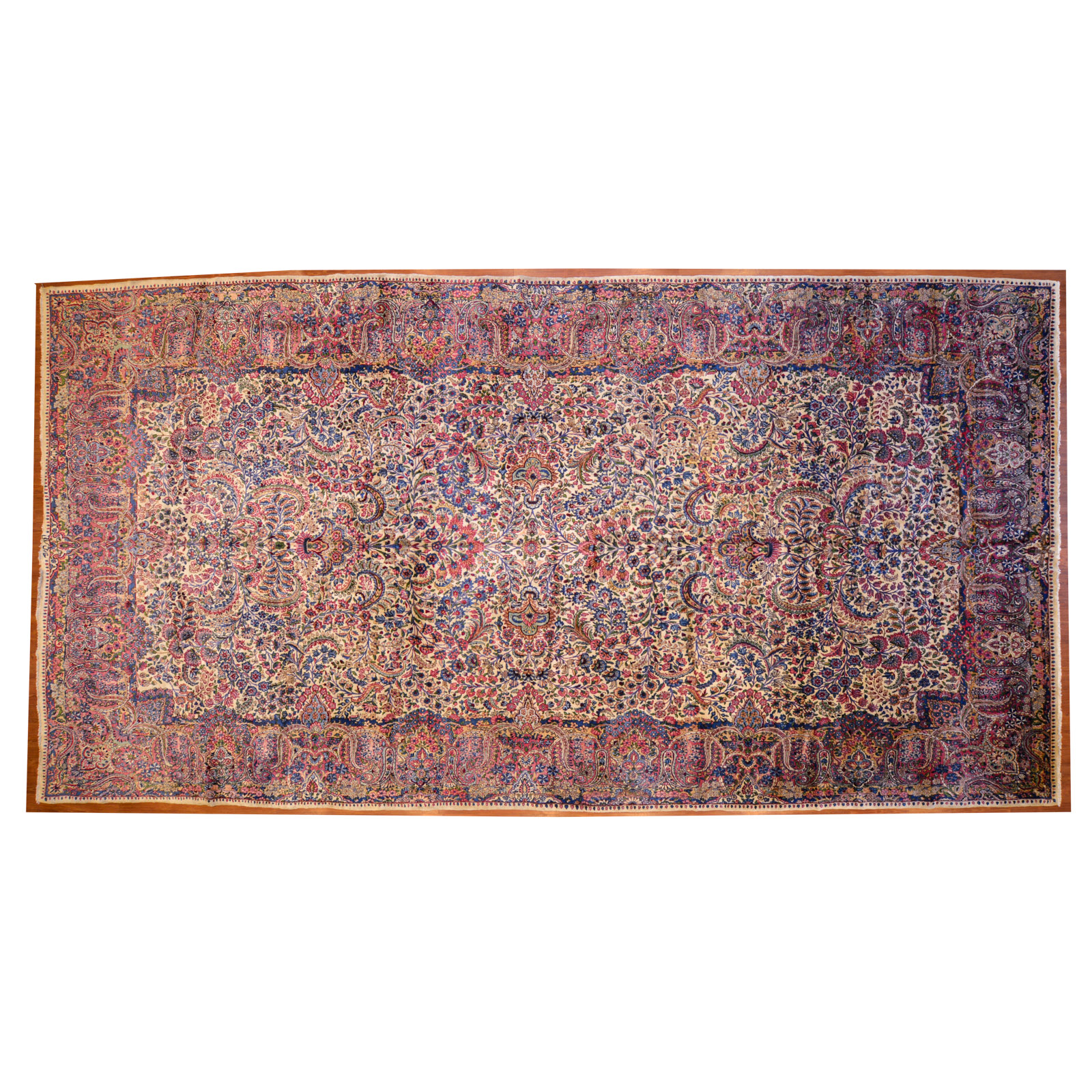 Appraisal: ANTIQUE LAVAR KERMAN CARPET PERSIA X Second quarter- th century