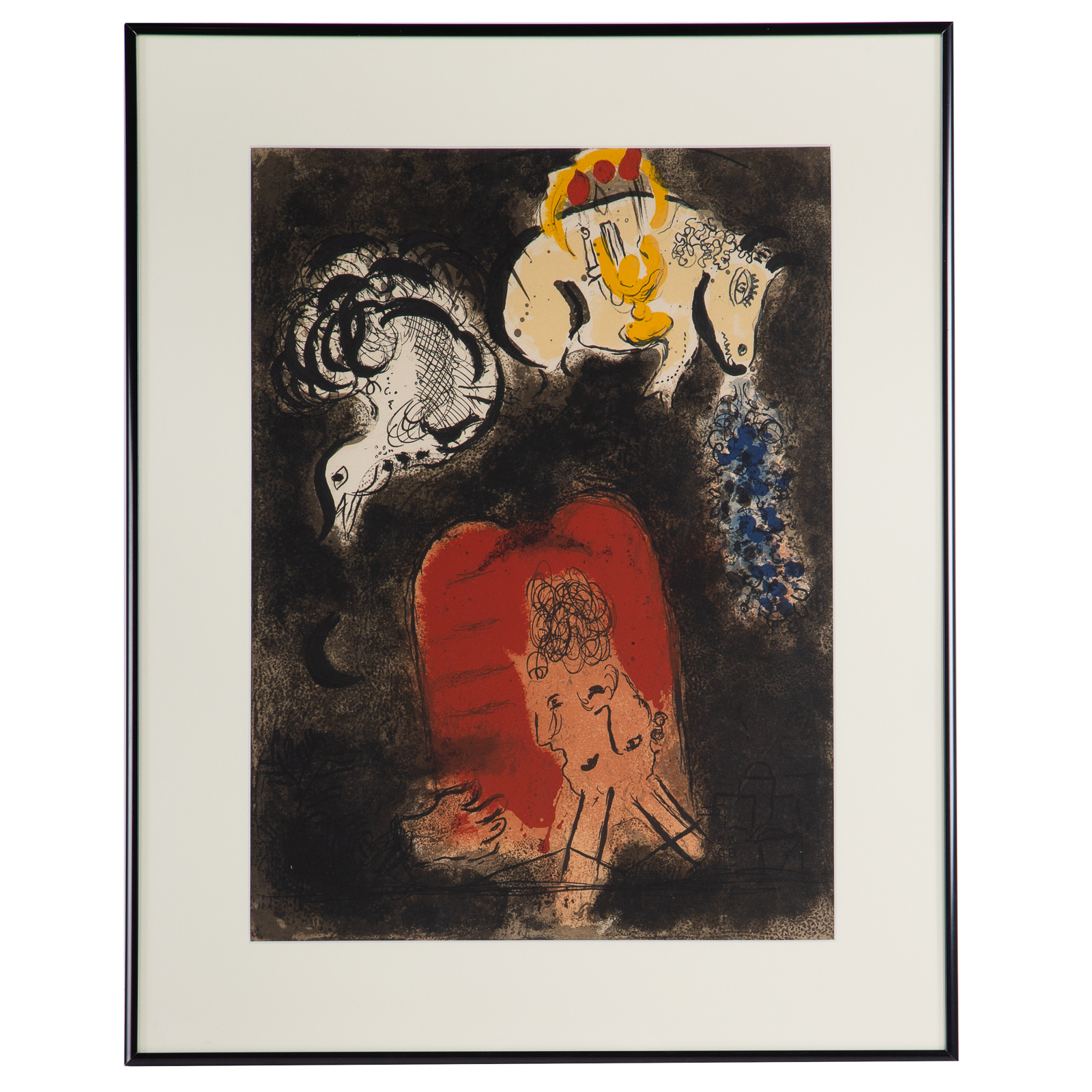 Appraisal: MARC CHAGALL SANS TITRE LITHOGRAPH Russian French - Lithograph in