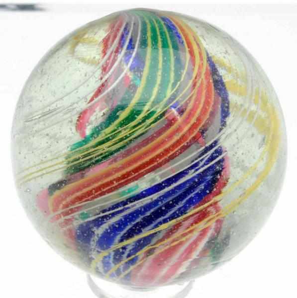 Appraisal: Divided Core Swirl Marble Divided core is made up of