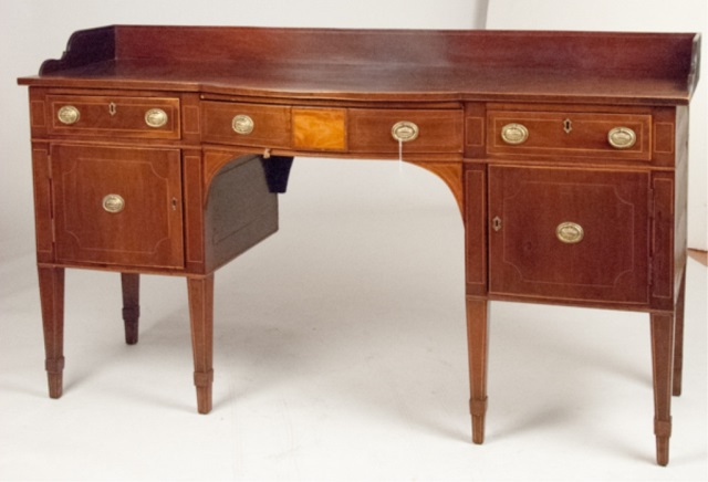 Appraisal: George III Mahogany Sideboard Late th Early th C Center