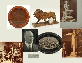 Appraisal: A collection of ephemera and reliefs from the family of