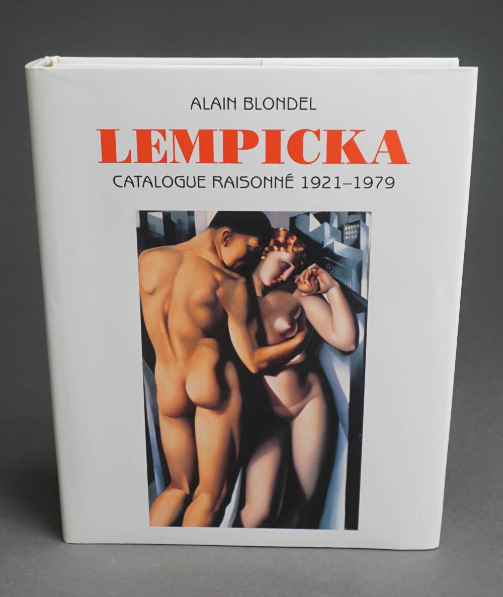 Appraisal: ALAIN BLONDEL LEMPICKA CATALOGUE RAISONNE - PUBLISHED SWITZERLAND Alain Blondel