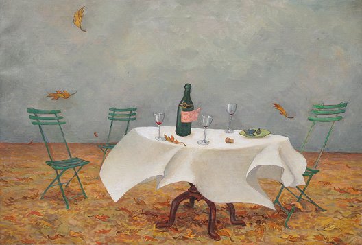 Appraisal: ETTING Emlen American - ''Wine for Adieu'' OIL C ''