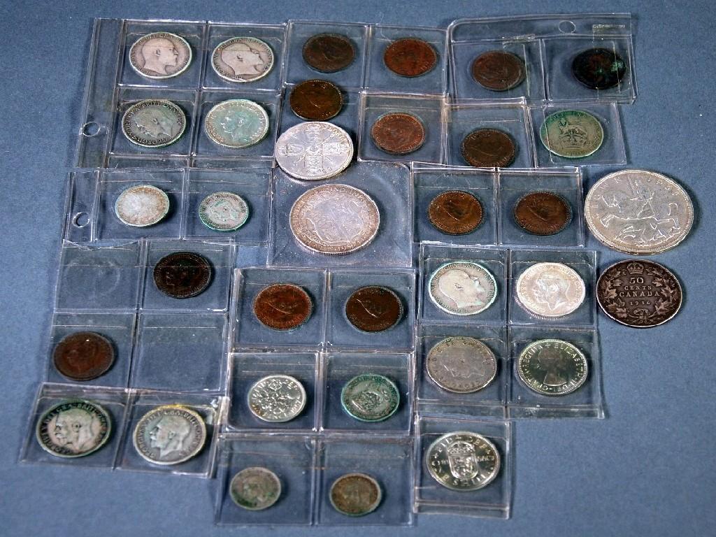 Appraisal: QUANTITY OF GEORGE V AND LATER SILVER COINAGE twenty two