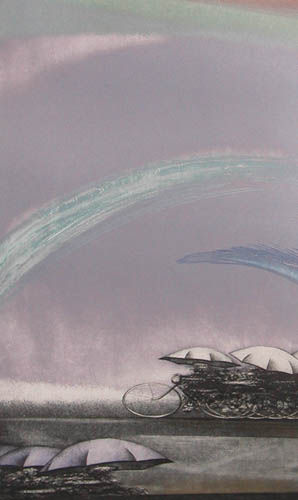 Appraisal: Rainbow Mirage Kuroda Shigeki Japanese b etching with aquatint on