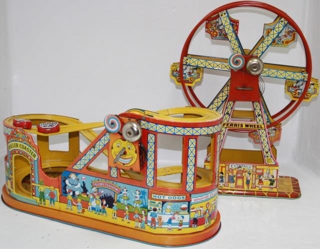 Appraisal: LOT OF TIN LITHOGRAPH WIND-UP TOYS BY J CHEIN TO